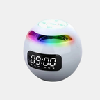 Slimme Digitale Wekker LED Licht Bluetooth Speaker Sfeermaker-Alarm Clocks-DeWoonVallei-Wit-DeWoonVallei