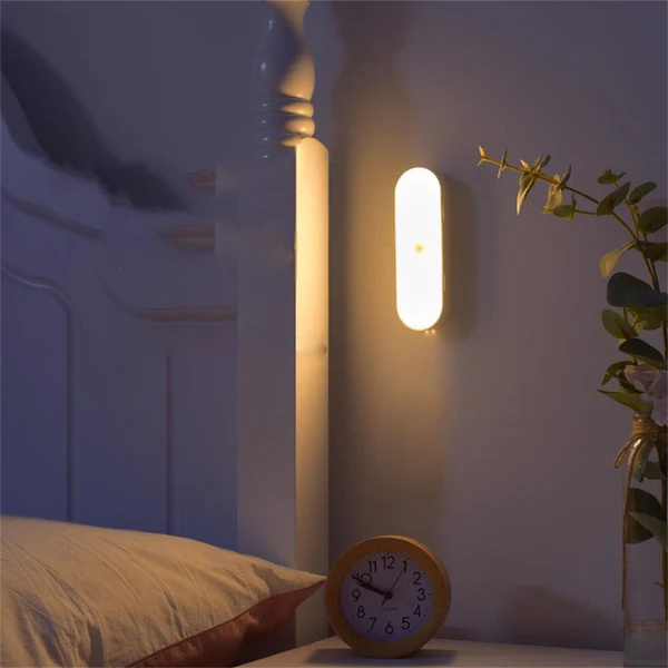 Slimme Draadloze Bewegingssensor Wandlamp Oplaadbare Nachtlamp LED Licht-Wall lamps-DeWoonVallei-Warme Bewegingssensor-DeWoonVallei
