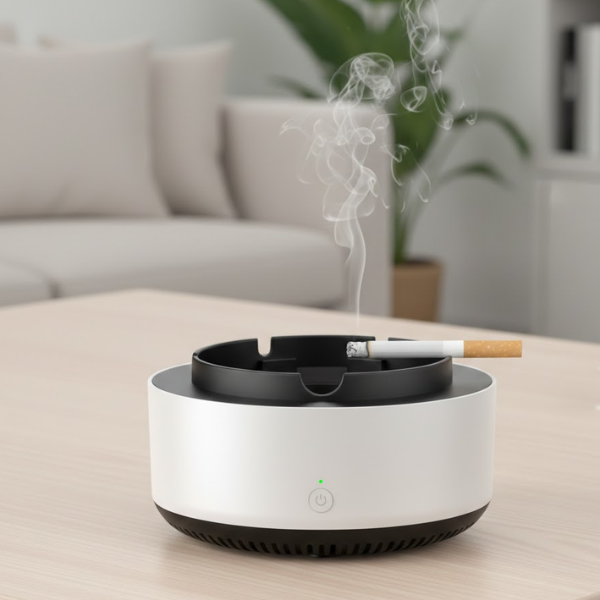 Slimme Elektronische Asbak met Geïntegreerde Luchtreiniger en Touchbediening-smoking accessories-DeWoonVallei-DeWoonVallei