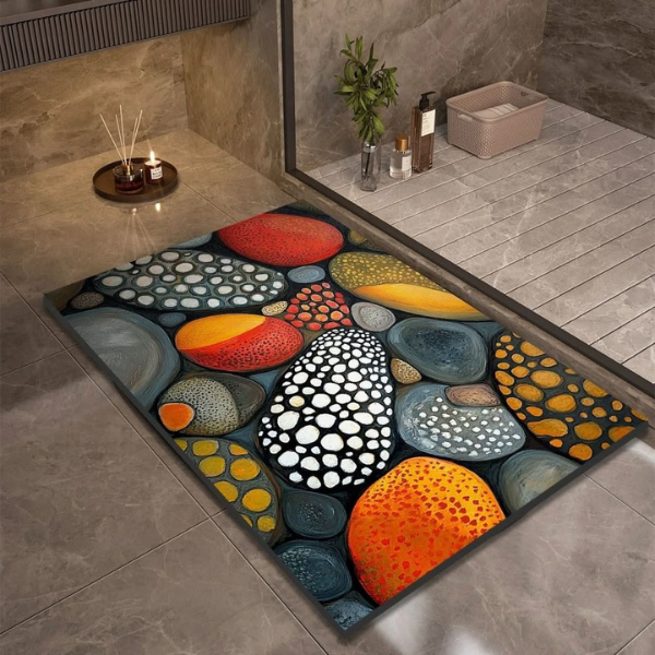 SoftDry Diatomeeënaarde Badmat Modern Comfort & Sneldrogende Veiligheid-Bath mats-DeWoonVallei-16-50cmx80cm-DeWoonVallei