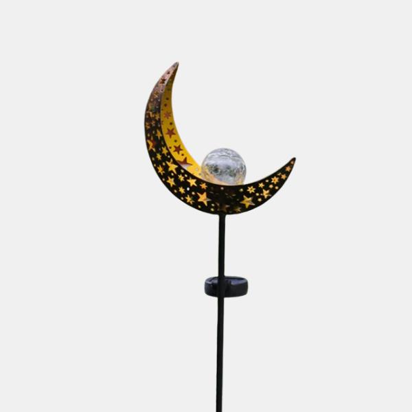 Solar Outdoor Half Moon Tuinlamp met Automatische Nachtverlichting-Lighting > Outdoor Lighting > Landscape Lighting-DeWoonVallei-DeWoonVallei