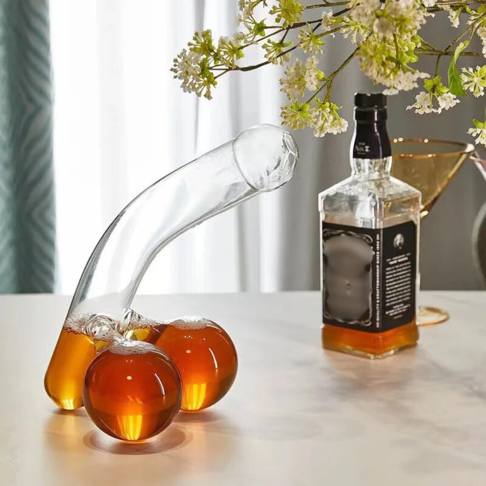 Spitting Cobra Wijndecanter – Handgemaakte Glazen Karaf met Uniek Design voor Wijnliefhebbers-Kitchen Accessories-DeWoonVallei-DeWoonVallei