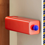 Stapelbare Plastic Opbergdoos Moderne Compacte Organizer voor Thuis & Kantoor-Storage-DeWoonVallei-Rood-DeWoonVallei