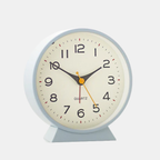 Stille Retro Wekker Batterijgevoed Niet-Tikkend met Nachtlampje voor Slaapkamer en Bureau-Alarm Clocks-DeWoonVallei-Lichtblauw-DeWoonVallei