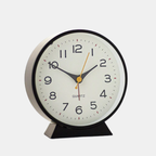 Stille Retro Wekker Batterijgevoed Niet-Tikkend met Nachtlampje voor Slaapkamer en Bureau-Alarm Clocks-DeWoonVallei-Zwart-DeWoonVallei