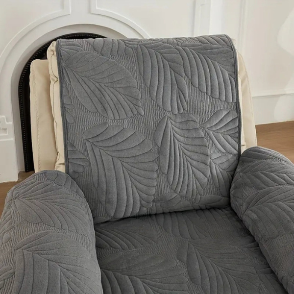Stoelbekleding met Bladerenpatroon Zachte Microvezel Anti-Slip Bescherming tegen Vlekken en Dagelijks Gebruik-Recliner Sofa Covers-DeWoonVallei-DeWoonVallei