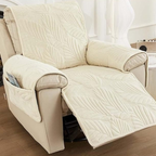 Stoelbekleding met Bladerenpatroon Zachte Microvezel Anti-Slip Bescherming tegen Vlekken en Dagelijks Gebruik-Recliner Sofa Covers-DeWoonVallei-DeWoonVallei