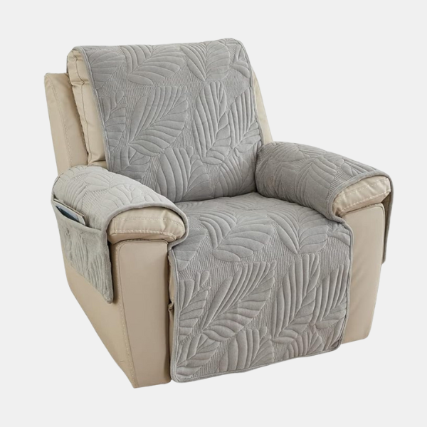 Stoelbekleding met Bladerenpatroon Zachte Microvezel Anti-Slip Bescherming tegen Vlekken en Dagelijks Gebruik-Recliner Sofa Covers-DeWoonVallei-DeWoonVallei