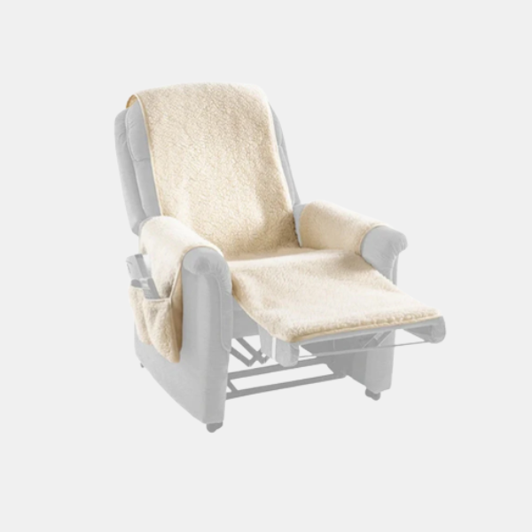 Stoelhoes voor Relaxfauteuil Zachte Fleece Eén Stuk met Zakjes voor Comfort en Bescherming-Chair Accessories-DeWoonVallei-DeWoonVallei