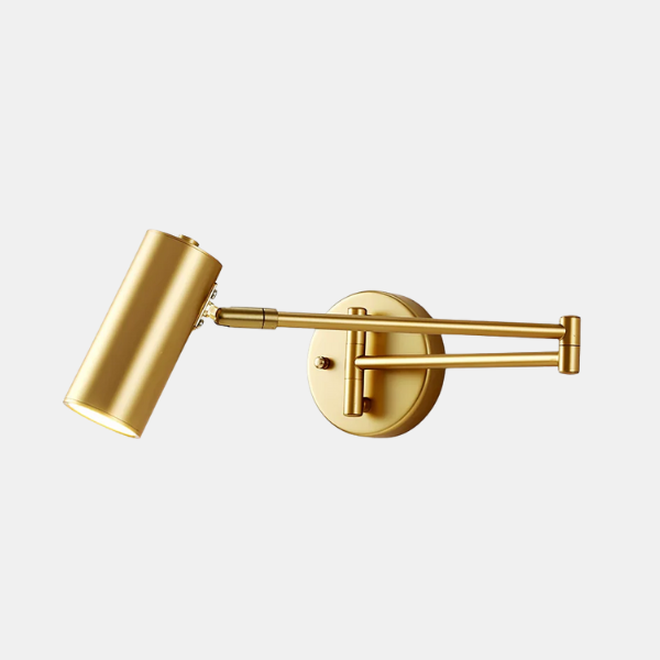 Stylus Wandlamp Verstelbare LED Minimalistische Elegante Functionele Verlichting-Wall Lights-DeWoonVallei-Messing-Wand Schakelaar-DeWoonVallei