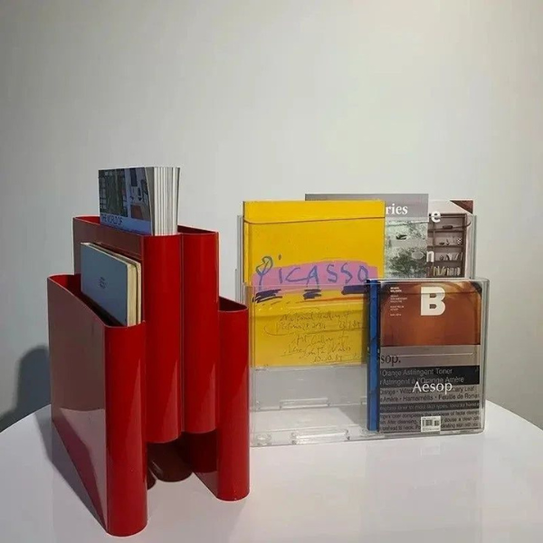 Tijdschriftenrek Modern Compact Opbergmeubel voor Stijlvolle Organisatie-Magazine Racks-DeWoonVallei-DeWoonVallei