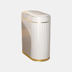 Touchless Prullenbak Modern Waterdicht Batterij-Aangedreven voor Hygiënisch Huis-Bin-DeWoonVallei-Ovaal - 10L (29 cm x 26 cm x 14 cm)-DeWoonVallei