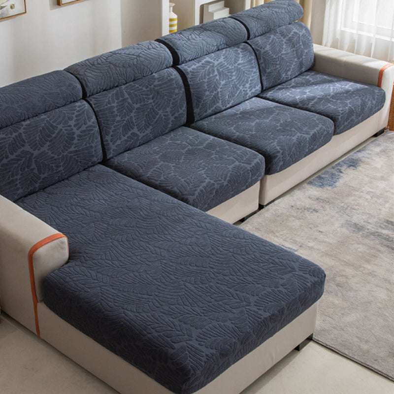 Universele Stretch Sofa Hoes – Fluweel Bescherming voor Comfort en Stijl-Sofa Accessories-DeWoonVallei-Donkergrijs-Achterhoes-DeWoonVallei