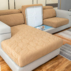 Universele Stretch Sofa Hoes – Fluweel Bescherming voor Comfort en Stijl-Sofa Accessories-DeWoonVallei-Geel-Achterhoes-DeWoonVallei