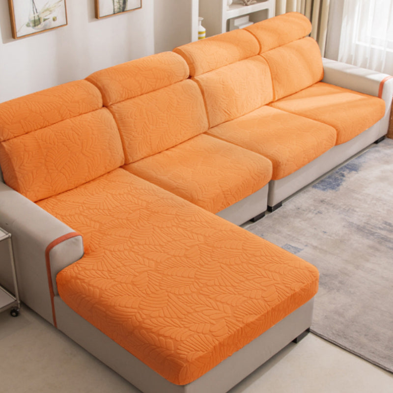 Universele Stretch Sofa Hoes – Fluweel Bescherming voor Comfort en Stijl-Sofa Accessories-DeWoonVallei-Oranje-Achterhoes-DeWoonVallei