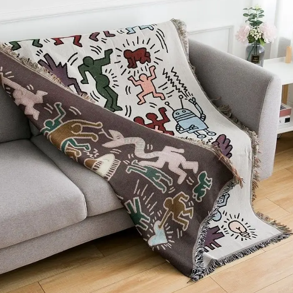 Urban Art Sofa Deken Zacht Comfort met Stijlvol Ontwerp-Sofa Accessories-DeWoonVallei-DeWoonVallei