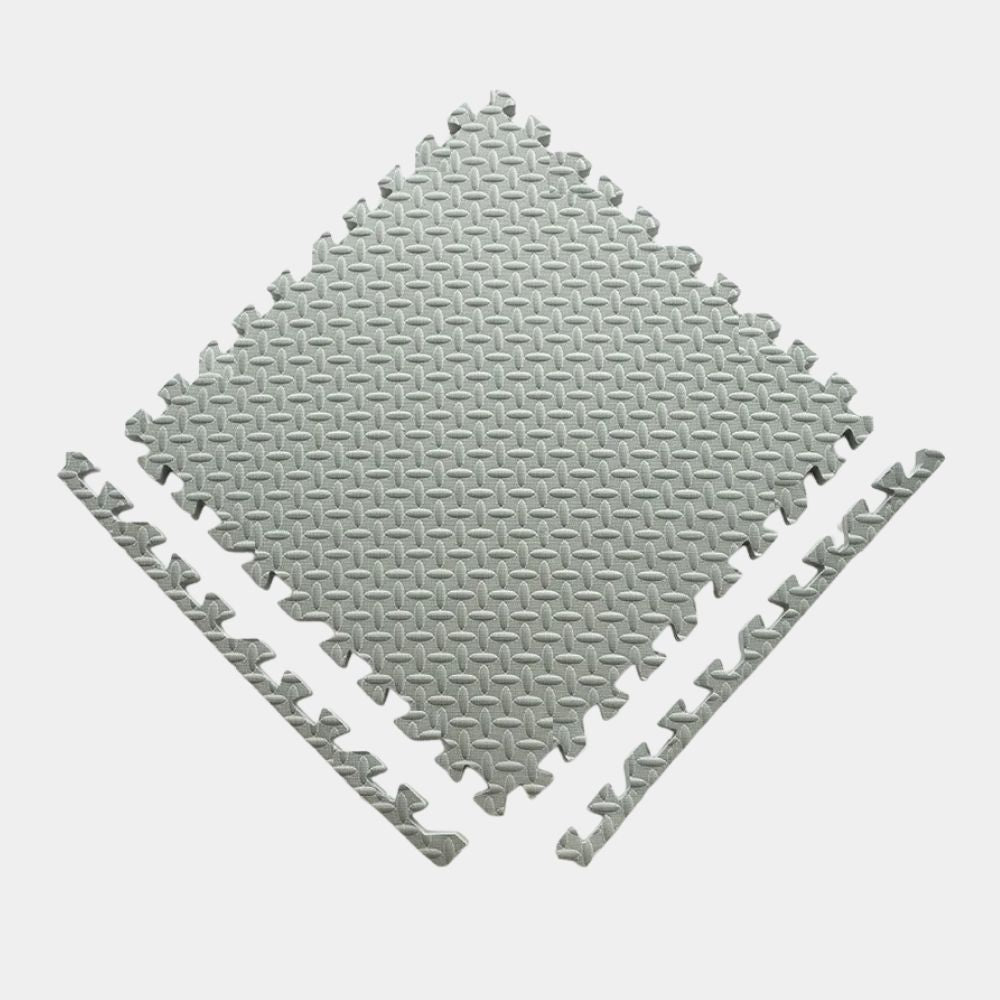 Veilige Speelmat voor Baby’s – Zachte Puzzelvloer voor Eerste Ontdekkingen-Home & Living-DeWoonVallei-12 stuks grijs-DeWoonVallei