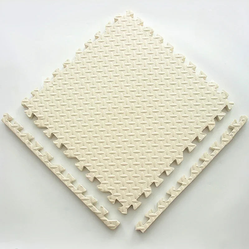 Veilige Speelmat voor Baby’s – Zachte Puzzelvloer voor Eerste Ontdekkingen-Home & Living-DeWoonVallei-12 stuks wit-DeWoonVallei