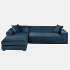 Velours Stretch Bankhoes Dikke Zachte Beschermende Comfort-Slipcovers-DeWoonVallei-1 Zit 90-140 cm-Grafiet-DeWoonVallei