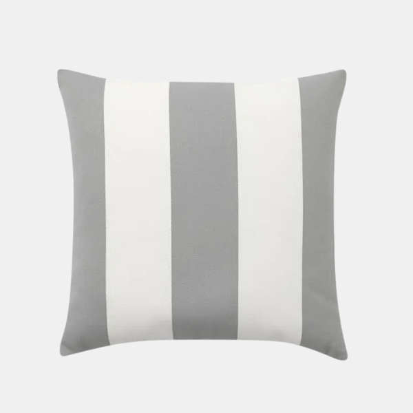 Velvet Brede Streep Outdoor Kussenhoes Zachte Luxe Comfort Ontwerp-Cushions-DeWoonVallei-DeWoonVallei