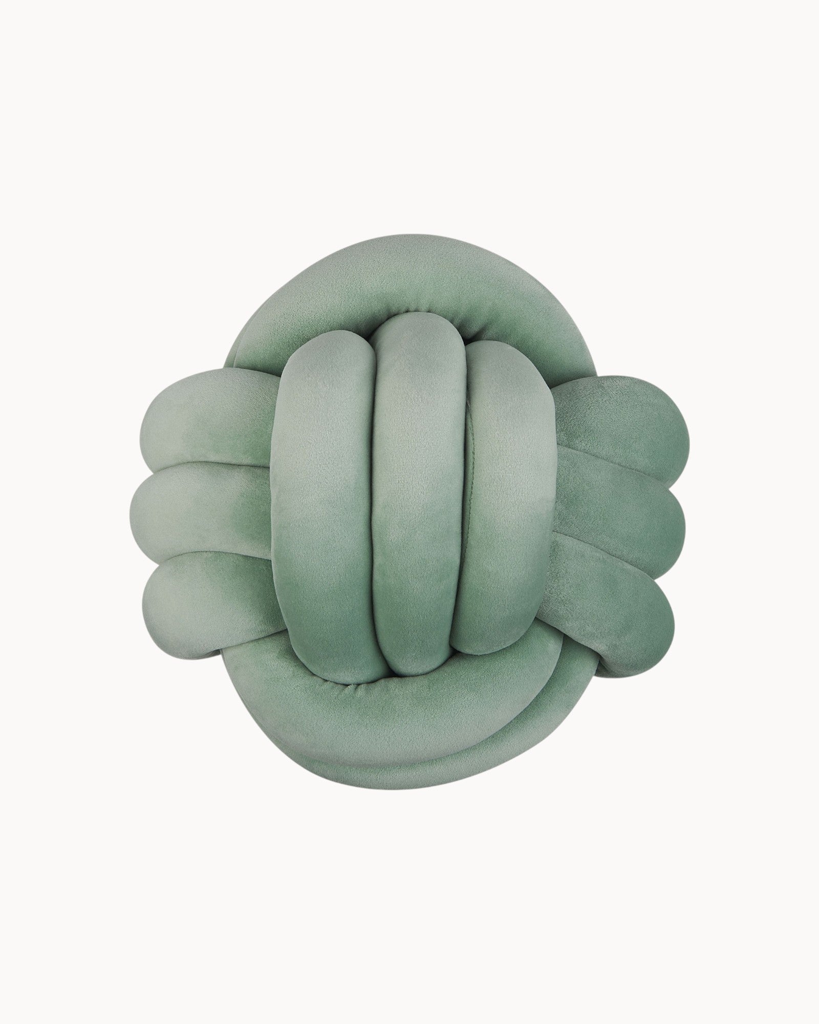 Velvet Knoopkussen – 20/30 cm – Mintgroen, Lichtgrijs, Zwart-Cushion-DeWoonVallei