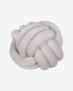 Velvet Knoopkussen – 20/30 cm – Mintgroen, Lichtgrijs, Zwart-Cushion-Lichtgrijs-20 x 20 cm-DeWoonVallei