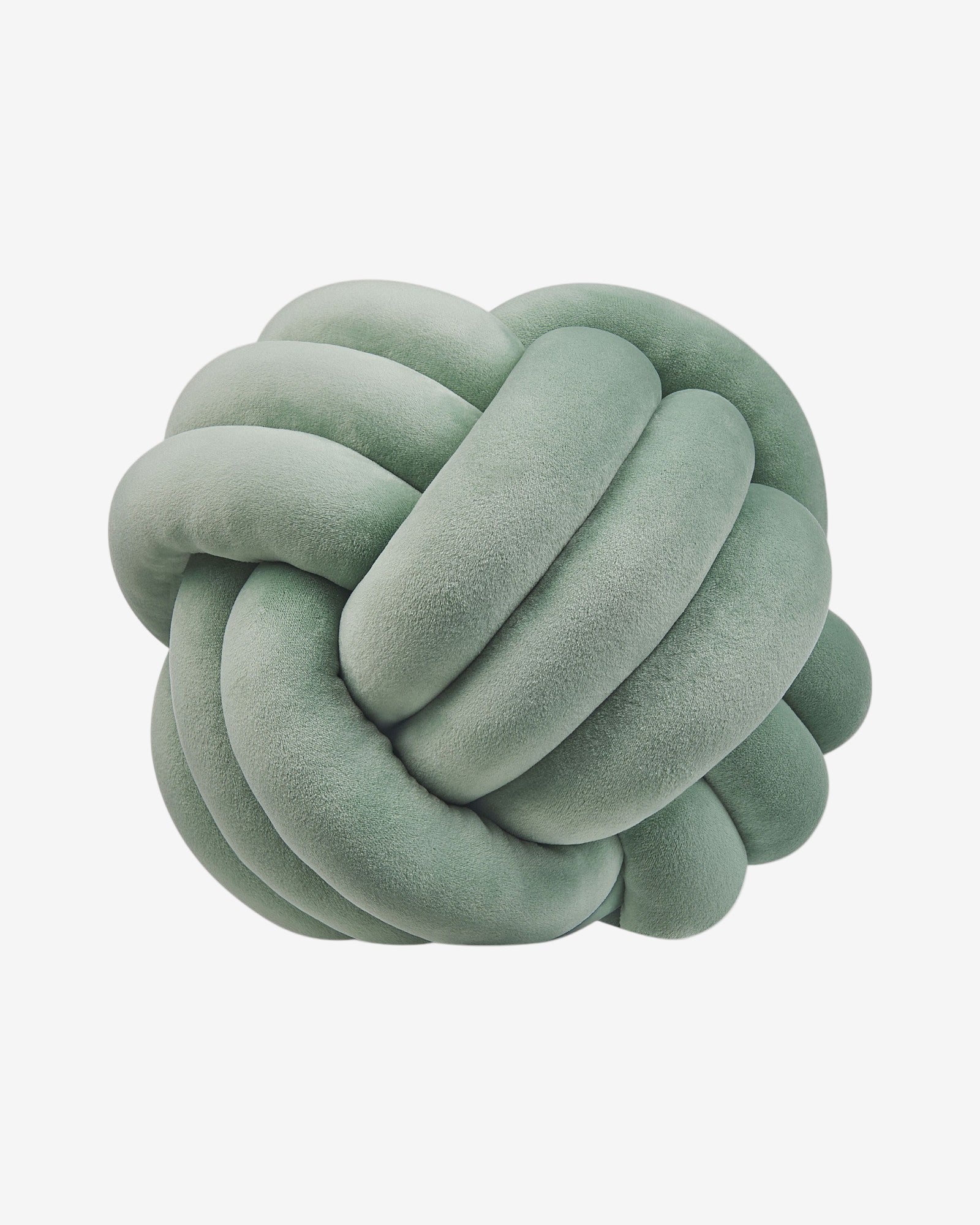 Velvet Knoopkussen – 20/30 cm – Mintgroen, Lichtgrijs, Zwart-Cushion-Mint groen-20 x 20 cm-DeWoonVallei