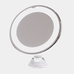 Verlichte Make-up Spiegel met 10x Vergroting – 360° Draaibaar, Daglicht LED & Sterke Zuignap-Home & Living-DeWoonVallei-DeWoonVallei