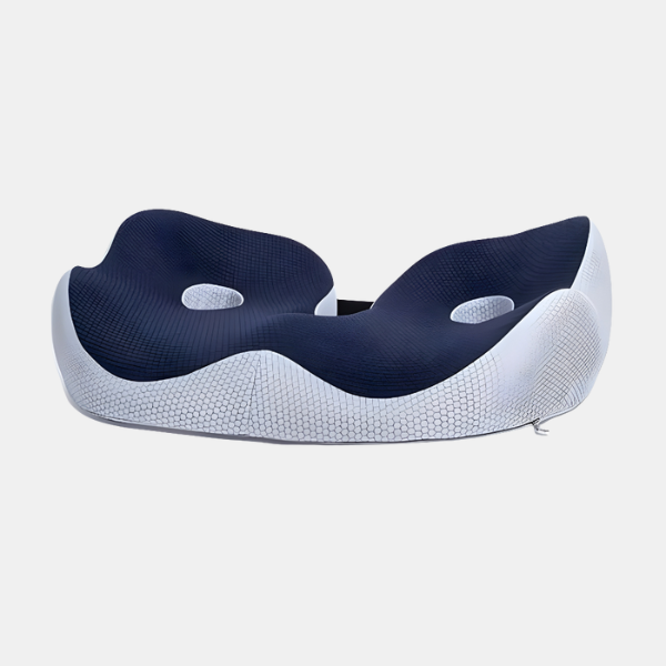Verstelbaar Memory Foam Zitkussen voor Zitbot en Rugcomfort-Cushions-DeWoonVallei-Blauw-DeWoonVallei