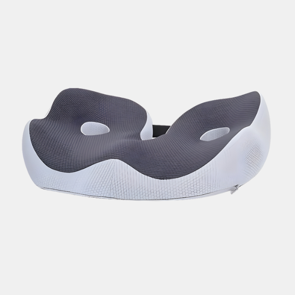 Verstelbaar Memory Foam Zitkussen voor Zitbot en Rugcomfort-Cushions-DeWoonVallei-Grijs-DeWoonVallei
