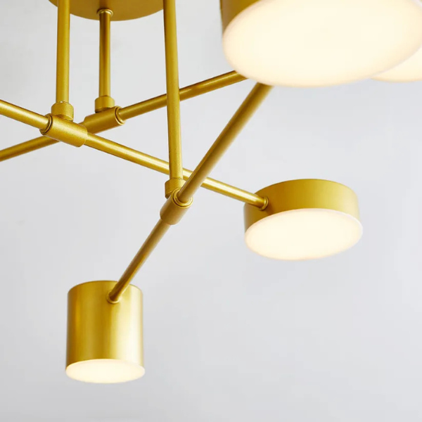 Verstelbare LED Plafondlamp Moderne Stijl voor Warme en Natuurlijke Sfeer-Hanging Lamp-DeWoonVallei-DeWoonVallei