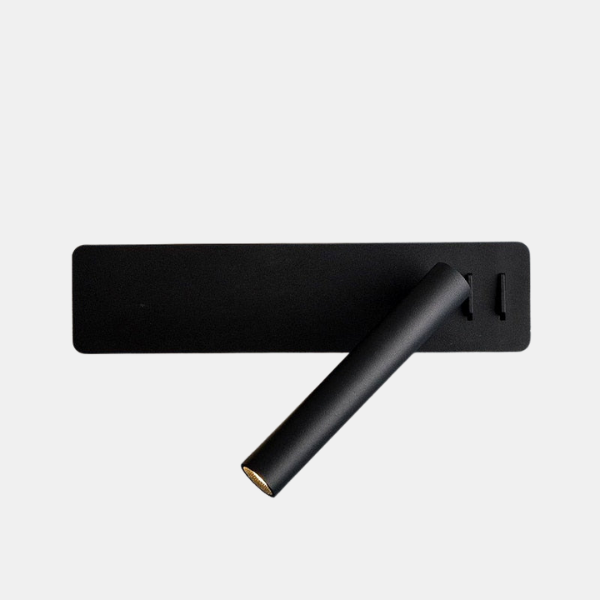 Verstelbare LED Wandleeslamp Minimalistisch Ontwerp voor Gezellige Verlichting-Light-DeWoonVallei-Zwart-DeWoonVallei