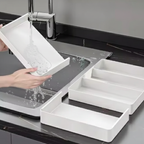 Verstelbare Lade Organizer Uitschuifbaar Systeem voor Moeiteloze Opbergruimte-Storage Organization-DeWoonVallei-DeWoonVallei