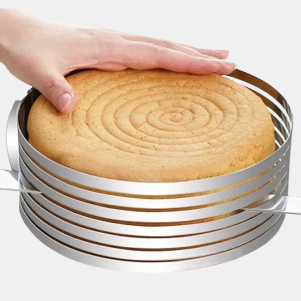 Verstelbare Taartlagenring voor Perfecte, Professioneel Uitziende Taarten-Cake Layer Cutter-DeWoonVallei-DeWoonVallei