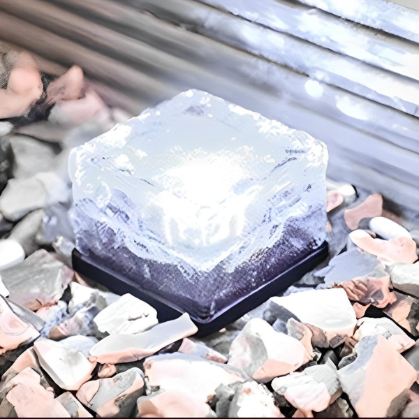 Vierkante IJsblok LED Zonne Outdoorlampen Creatief Waterdicht Tuinverlichting-Lighting > Outdoor Lighting > Landscape Lighting-DeWoonVallei-DeWoonVallei