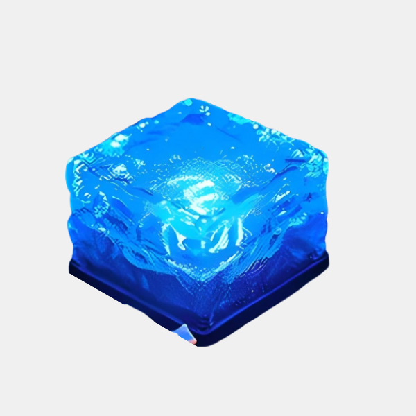 Vierkante IJsblok LED Zonne Outdoorlampen Creatief Waterdicht Tuinverlichting-Lighting > Outdoor Lighting > Landscape Lighting-DeWoonVallei-DeWoonVallei