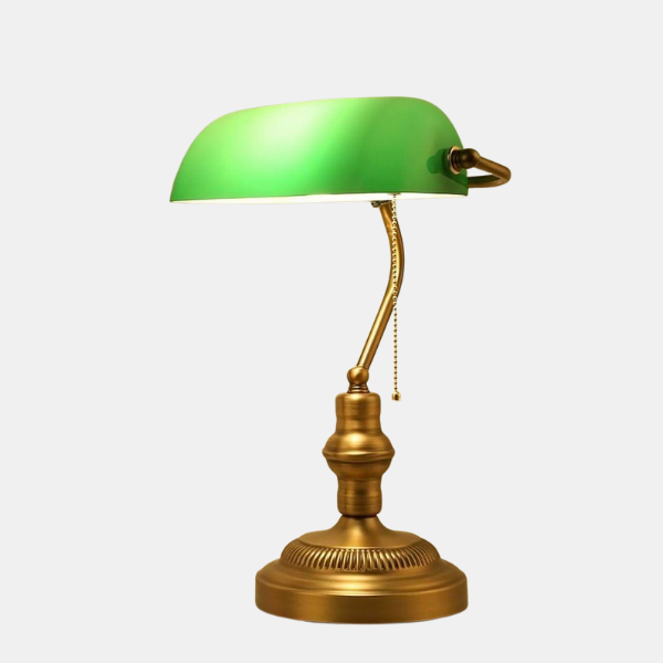 Vintage Groene Tafellamp Klassieke Stijl voor Elegante Verlichting Thuis-Desk & Task Lamps-DeWoonVallei-DeWoonVallei