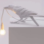 Vogel Decoratieve Lamp met Moderne Charme en Zachte Sfeerverlichting-Lamps-DeWoonVallei-Wit-Zittend-EU-DeWoonVallei