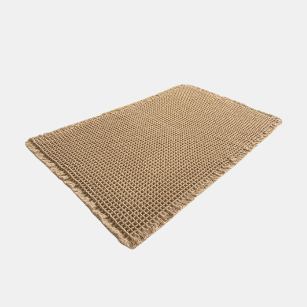 Wafelbadmat Zacht Absorberend Comfortabel Anti-Slip Badkamer Mat-Bath Mats & Rugs-DeWoonVallei-Klein (46x77 cm)-Beige-DeWoonVallei