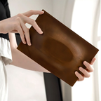 Walnoot Houten Tissue Box Cover Modern Strak Ontwerp voor Stijlvolle Woondecoratie-Tissue Holder-DeWoonVallei-DeWoonVallei