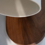 Walnoothout en IJzer Wandlamp Modern Wabi-Sabi Stijl voor Gezellige Sfeer-Wall Light Fixtures-DeWoonVallei-DeWoonVallei