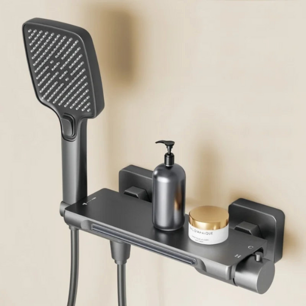 Wandmontage Waterval Badkraan met Handdouche voor Moderne Badkamers-Bathroom Accessories-DeWoonVallei-DeWoonVallei