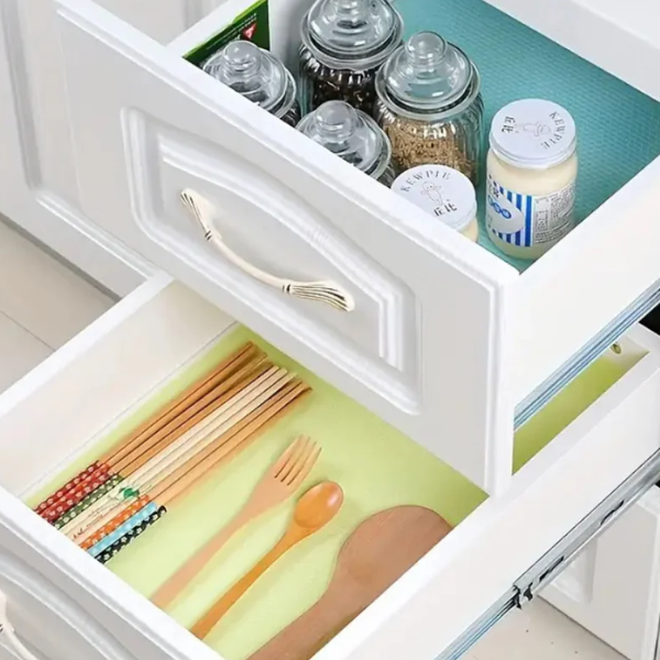 Wasbare Koelkast Beschermmatten 4-delige Set Gemakkelijk Schoon Kleurrijk-Kitchen Accessories-DeWoonVallei-DeWoonVallei