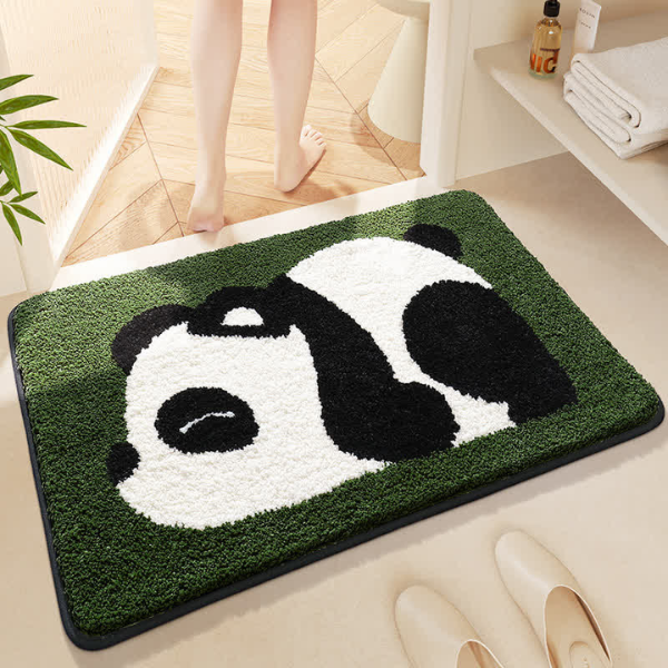 Waterabsorberende Panda Badmat Antislip Zachte Microvezel Comfort-Bath mats-DeWoonVallei-B-40 cm x 60 cm-DeWoonVallei