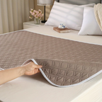 Waterdichte Beschermmat voor Bed Comfort, Hygiëne en Bescherming-Bedding-DeWoonVallei-35x45 cm-Koffie-DeWoonVallei