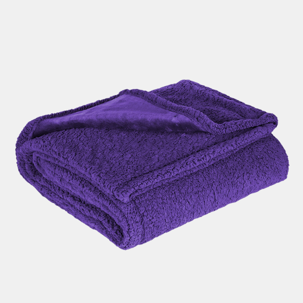 Waterdichte Intimiteitsdeken Zacht, Beschermend en Gezellig voor Zorgeloze Momenten-blanket-DeWoonVallei-Tweepersoons (100x145 cm)-Paars-DeWoonVallei