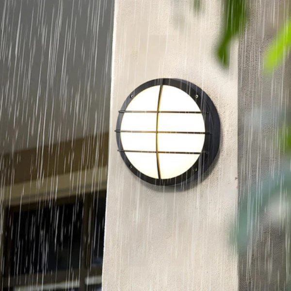 Waterdichte LED Buitenspot Rond Wandlamp Modern Minimalistisch Ontwerp voor Helder Buitenlicht-Lighting > Outdoor Lighting > Outdoor Wall Lighting-DeWoonVallei-DeWoonVallei