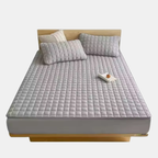 Waterdichte Matrasbeschermer King Size, Koel, Ademend, Hypoallergeen en Geluidloos Matrasovertrek voor Diepe Slaapcomfort-Bedding-DeWoonVallei-Grijs-90x200x30cm (Single bed)-DeWoonVallei