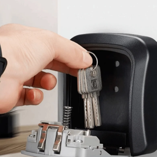 Weerbestendige Wandgemonteerde Sleutelkluis met Duurzame 4-Cijferige Combinatie-Key Safe-DeWoonVallei-DeWoonVallei