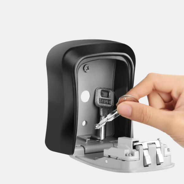 Weerbestendige Wandgemonteerde Sleutelkluis met Duurzame 4-Cijferige Combinatie-Key Safe-DeWoonVallei-DeWoonVallei